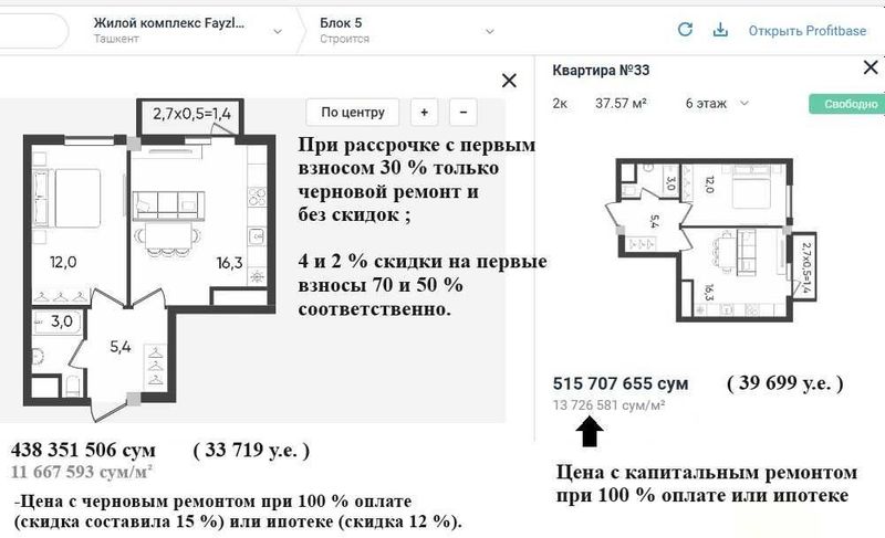 Ипотека, котлован! Новострой 2026г. 2/6/9 ав.газоблок 38м². Т/ц Компас