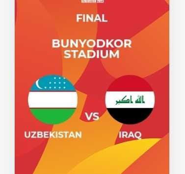 U20 Asia cup Final Uzbekistan vs Iraq