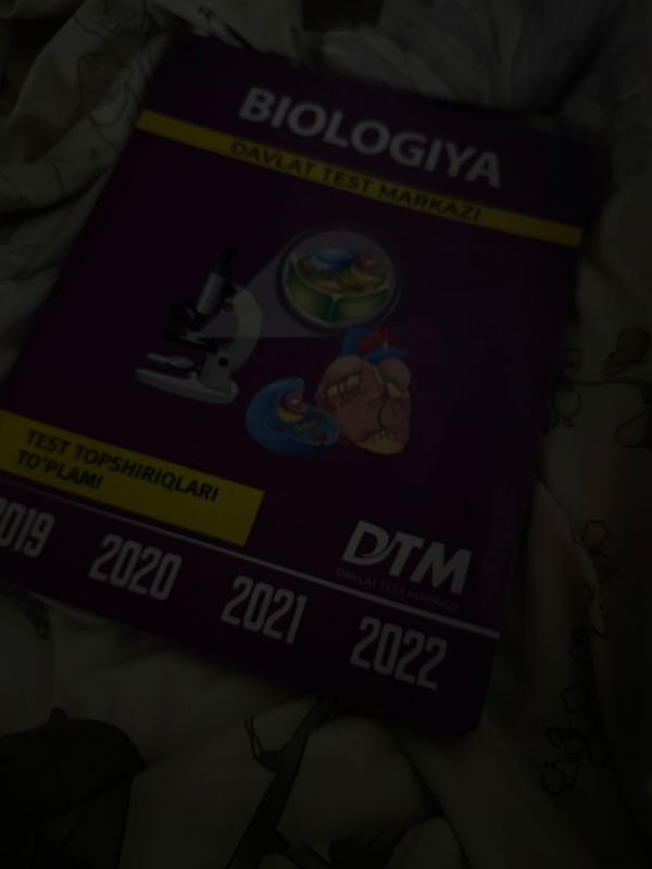 BIOLOGIYA TEST TOʻPLAMI BIOLOGIYA TEST TOʻPLAMI