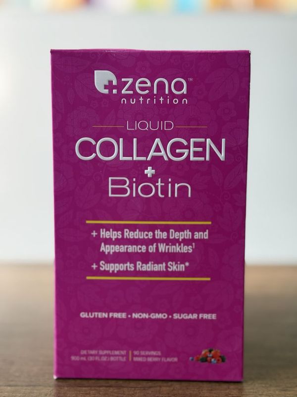 Zena Liquid Collagen+Biotin sugar free