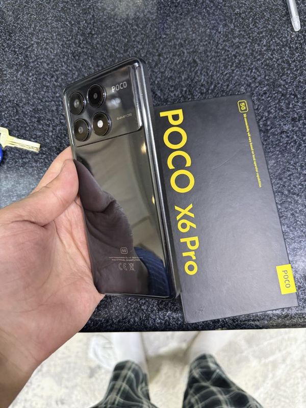 poco x6 pro pamit 8.256g holati ideal karopka dak bor