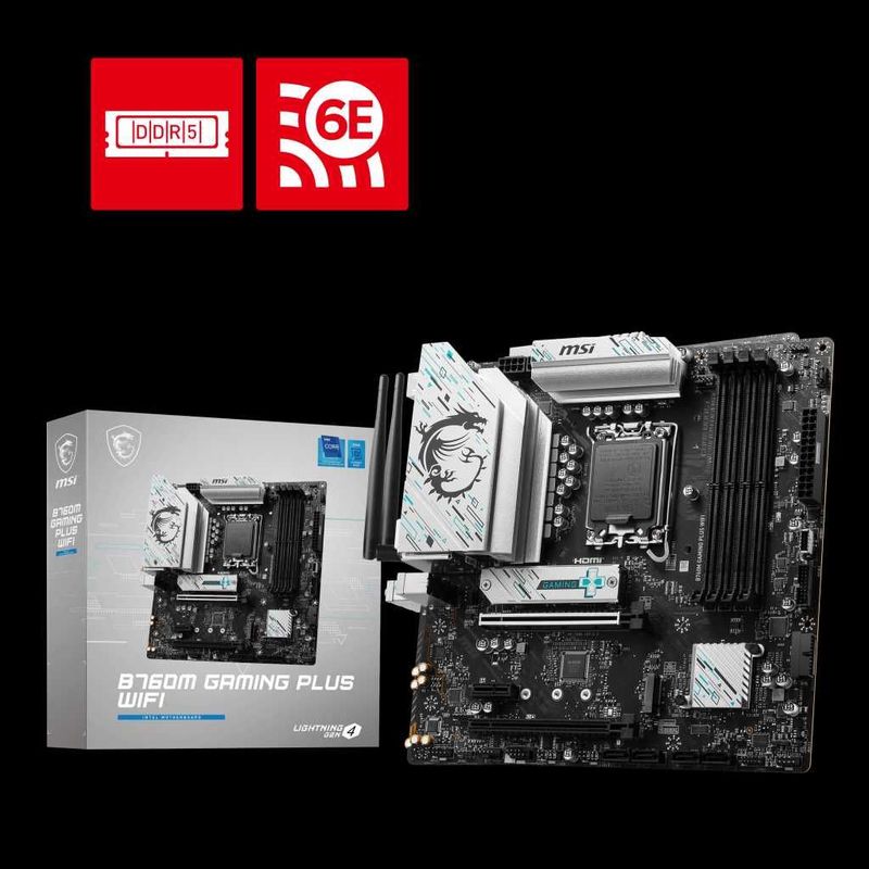 Материнская плата от MSI - B760M Gaming Plus WIFI DDR5