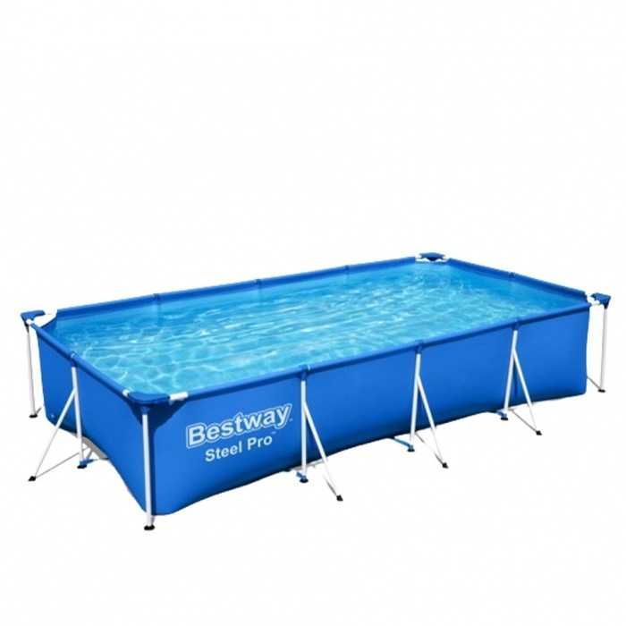 Каркасный бассейн Bestway Steel Pro 400х211х81см 56405b Каркасный бассейн Bestway Steel Pro 400х211х81см 56405b