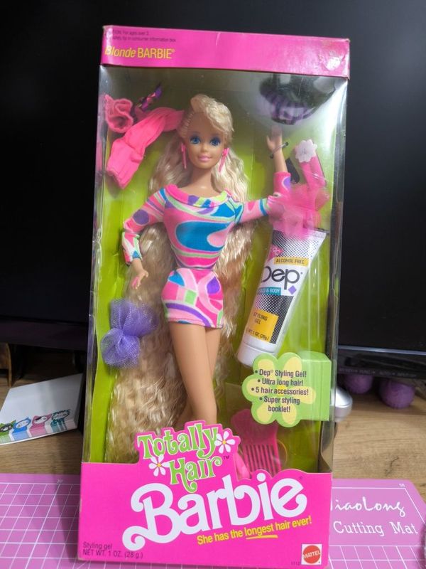 Barbie totally hair 1991года