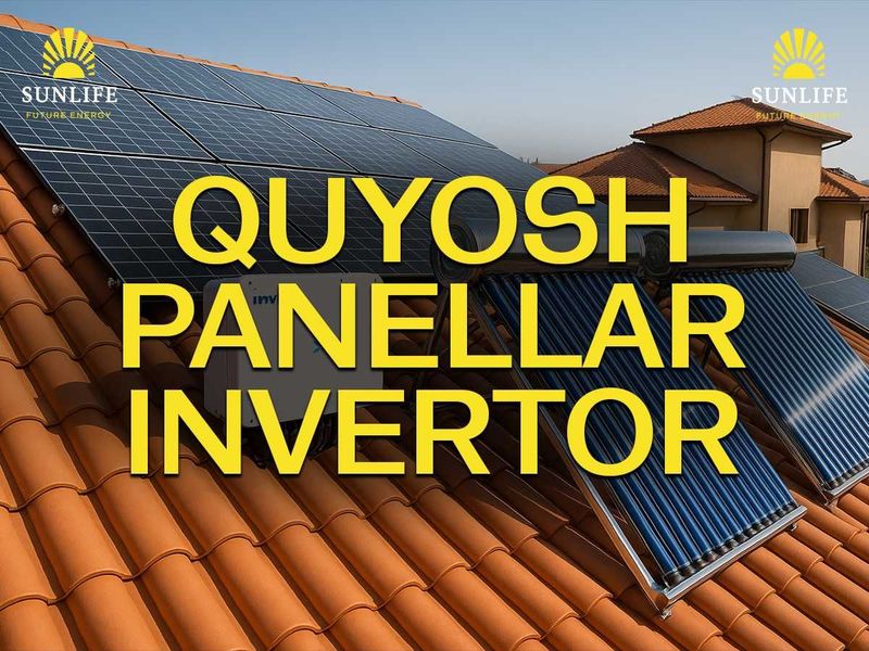 Quyosh panel o'rnatamiz "Под ключ"