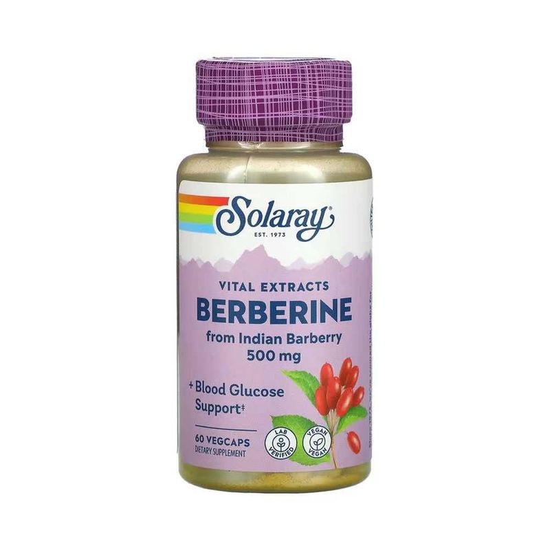 Solaray Berberine 500 mg 60 vegcaps Solaray Berberine 500 mg 60 vegcaps
