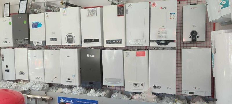 Газовый Котел Fitzman! Настенный Кател Пропан Wi fi Модел
