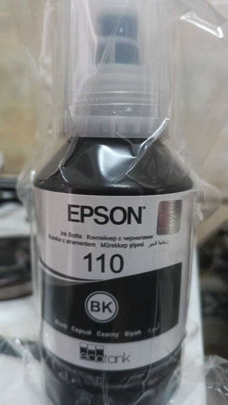 Качественый аналог Пигментная Чернила Epson110 Black Pigment, 140 мл