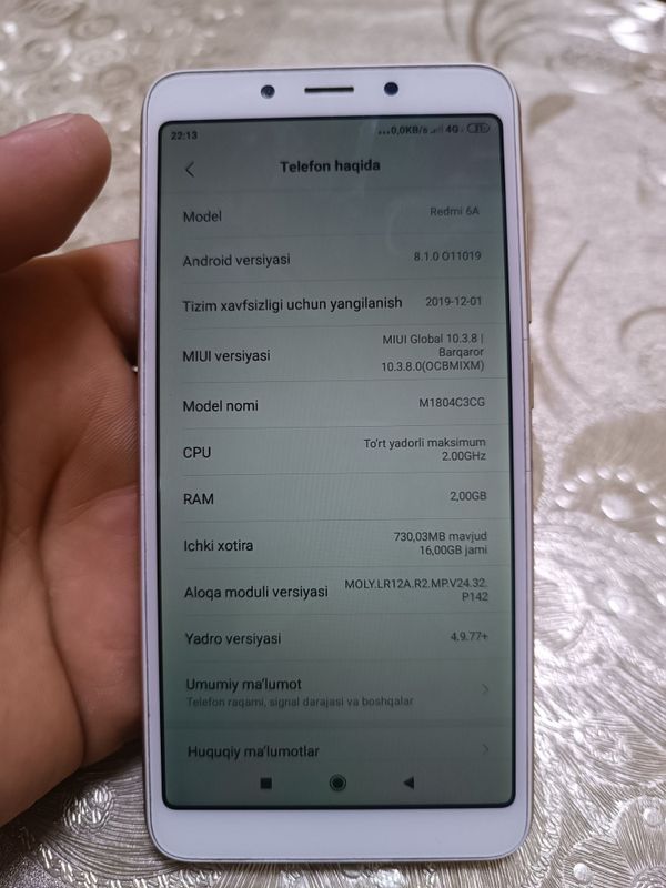 Redmi 6A sotiladi i