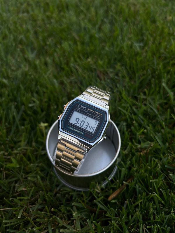 Наручные часы CASIO A-158WA серебряный Old money Наручные часы CASIO A-158WA серебряный Old money