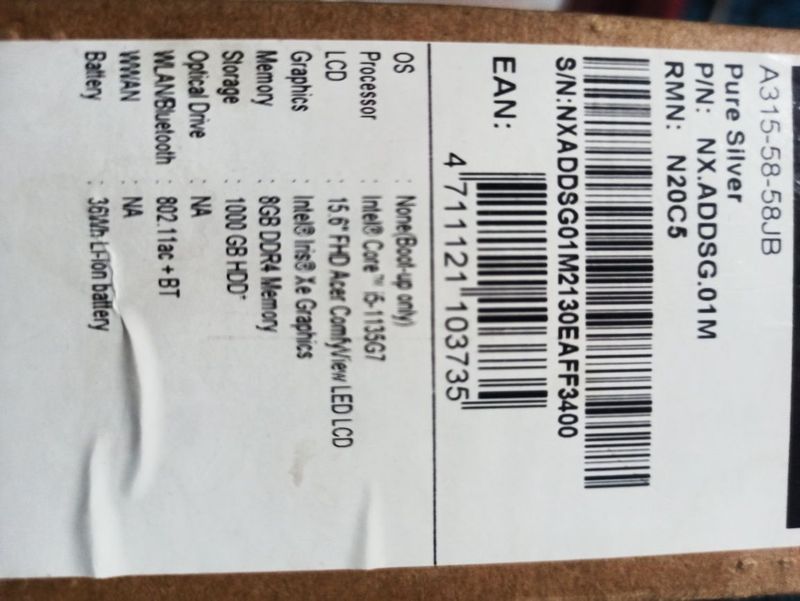 Noutbuk Acer Aspire 3 Noutbuk Acer Aspire 3