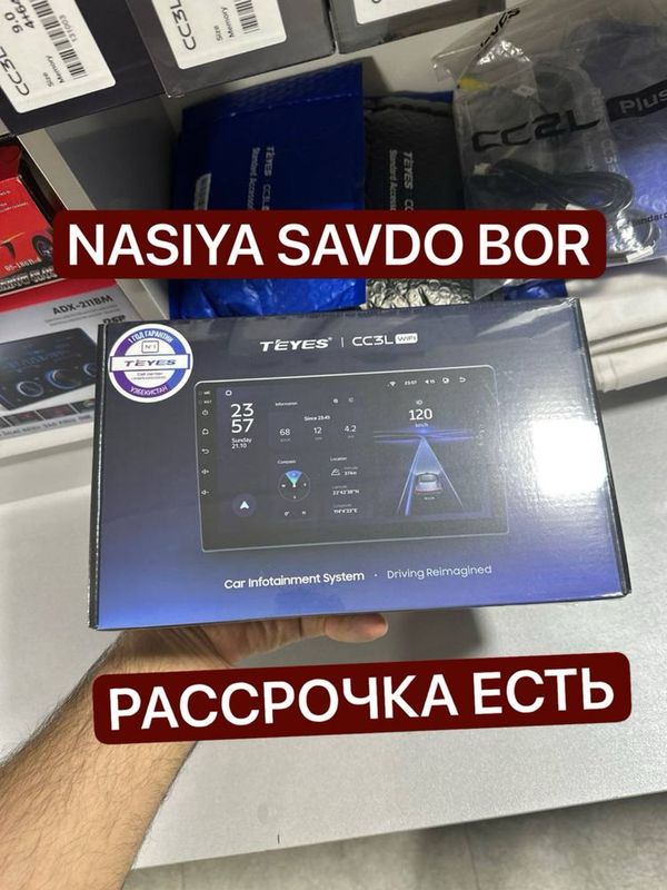 Есть рассрочка Teyes official uzb new CC3L wifi с годовой гарантией Есть рассрочка Teyes official uzb new CC3L wifi с годовой гарантией