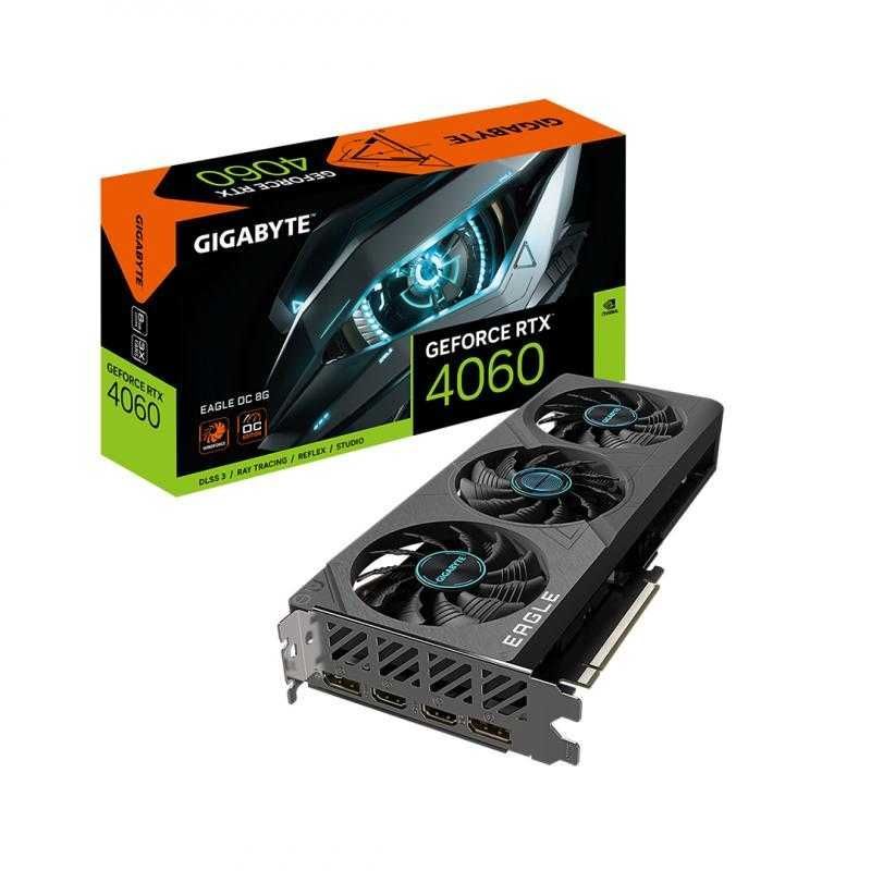 Видеокарта - Gigabyte RTX 4060 Eagle OC 8GB Видеокарта - Gigabyte RTX 4060 Eagle OC 8GB