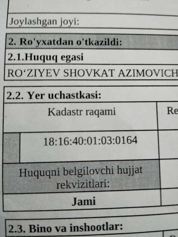 Но Турар ер сотилади Но Турар ер сотилади
