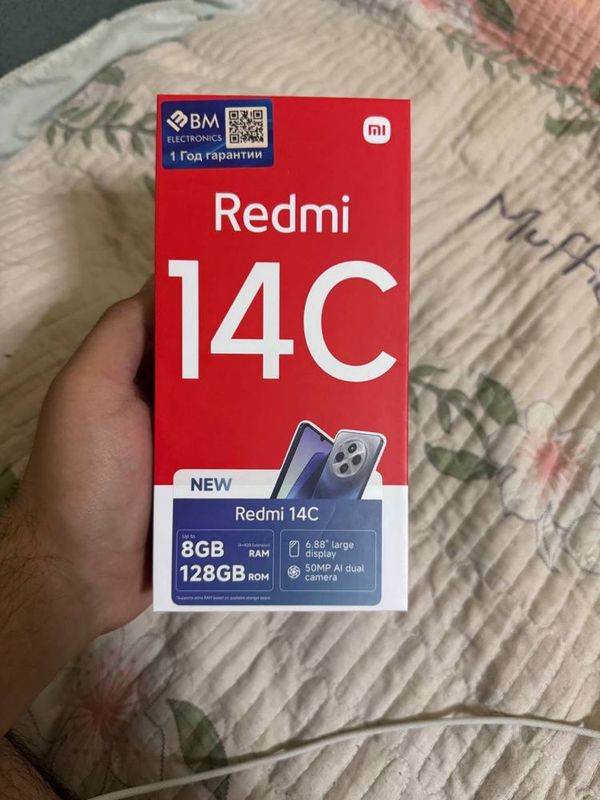 Redmi 14C 8/128 yangi tel