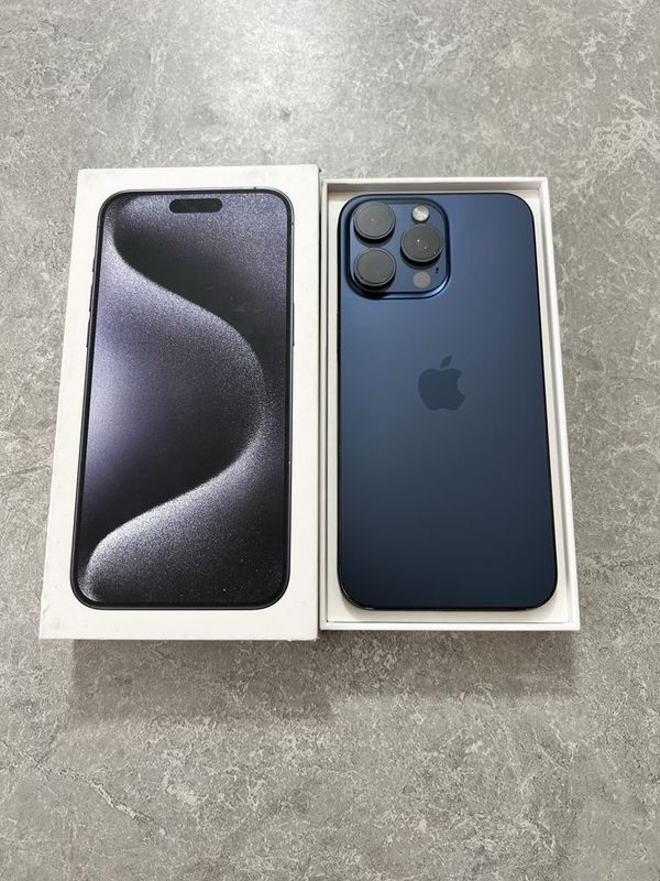 iPhone 15 Pro Max 256GB Blue Titanium iPhone 15 Pro Max 256GB Blue Titanium