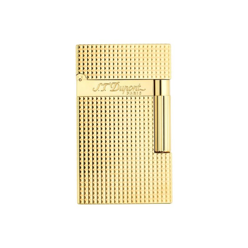 S.T. Dupont Ligne 2 Guilloche lighter – golden