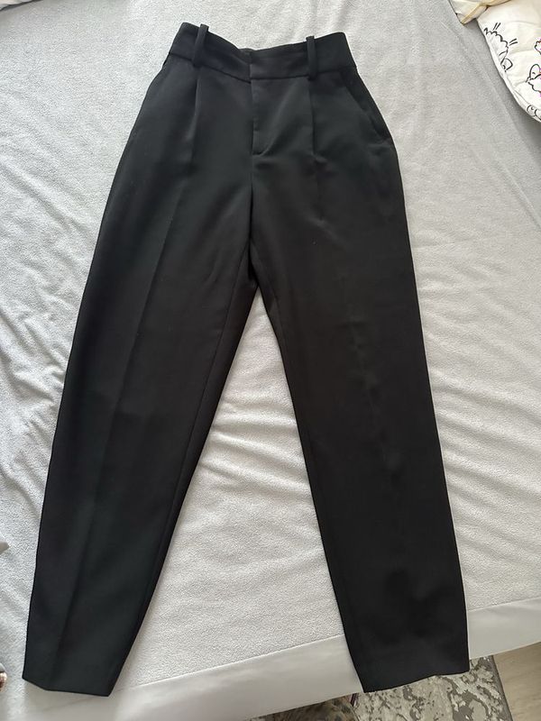 Zara черные брюки xs Zara черные брюки xs