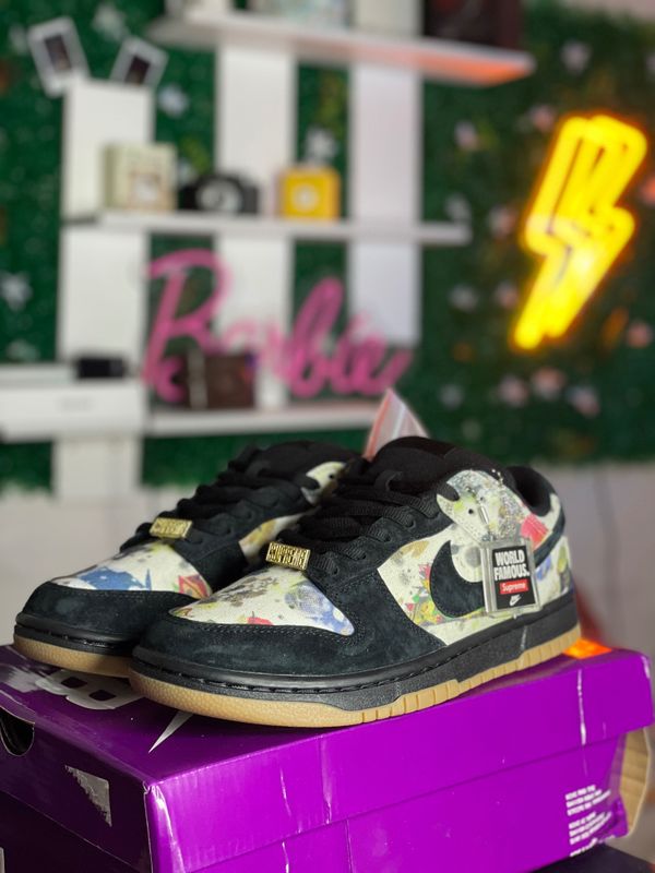 Кроссовки мужские Nike x Supreme Dunk Low "Rammellzee"