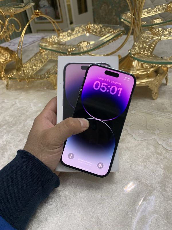 Iphone 14 pro ayfon 14 pro 256gb 84% kar dok tel ideal ochilmagan