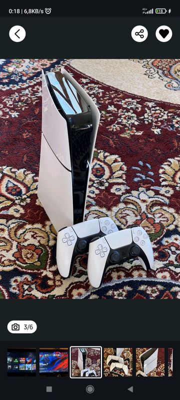Play Station 5 slim 1TB
2 ta original joystick Play Station 5 slim 1TB
2 ta original joystick