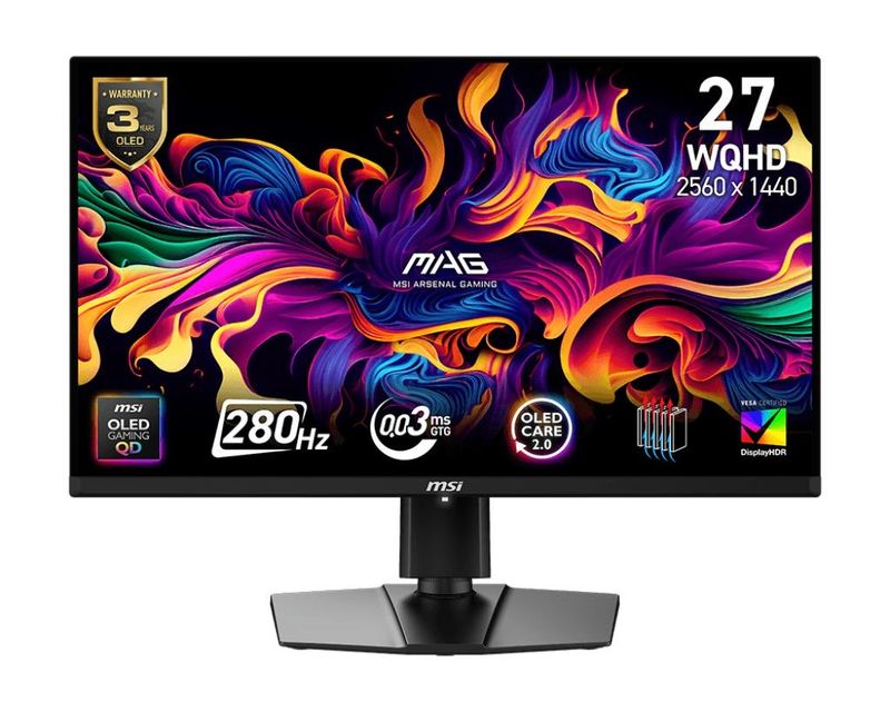 MSI MAG 271QP QD-OLED X28 27-inch Gaming Monitor