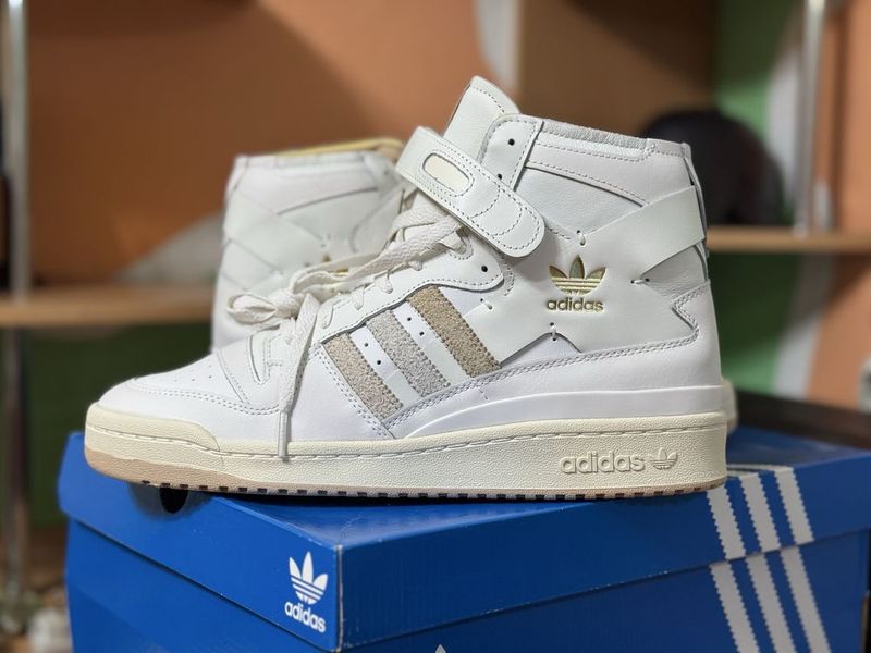 Мужские Кроссовки Adidas Forum84 Hi White Magic Beige 10.5 US / 44 EU Мужские Кроссовки Adidas Forum84 Hi White Magic Beige 10.5 US / 44 EU