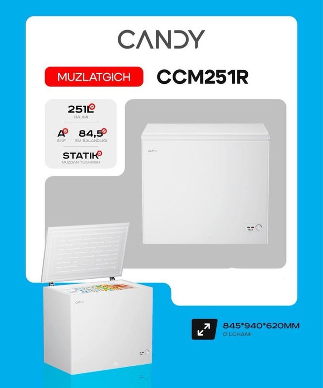 CANDY Marazilka INVERTER NEW 2025 Yil CANDY Marazilka INVERTER NEW 2025 Yil