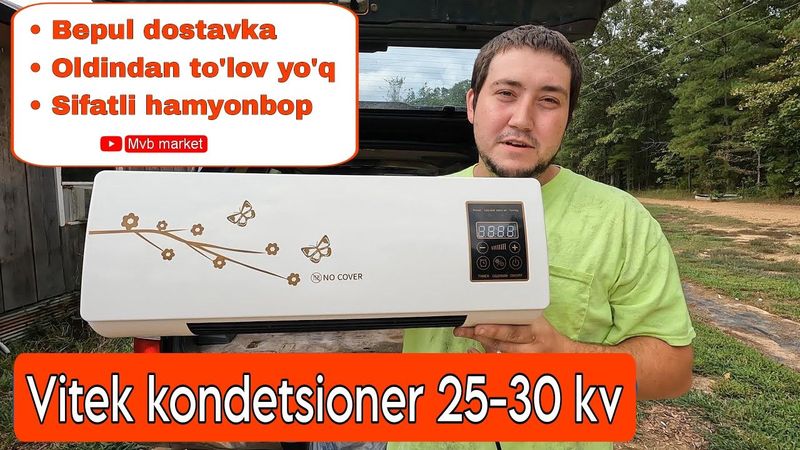 Vitek kondetsioner - issiqlik beruvchi kondetsioner - elektrni tejaydi Vitek kondetsioner - issiqlik beruvchi kondetsioner - elektrni tejaydi