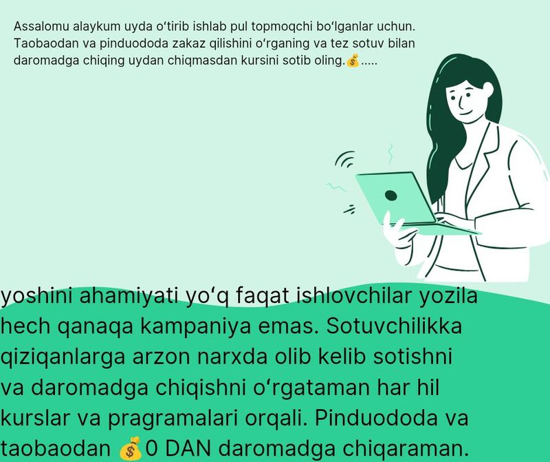 Azizlarim sizlar uchun maxsus ish oʻrinlari Azizlarim sizlar uchun maxsus ish oʻrinlari
