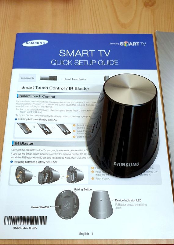 Samsung smart TV touch control IR blaster.