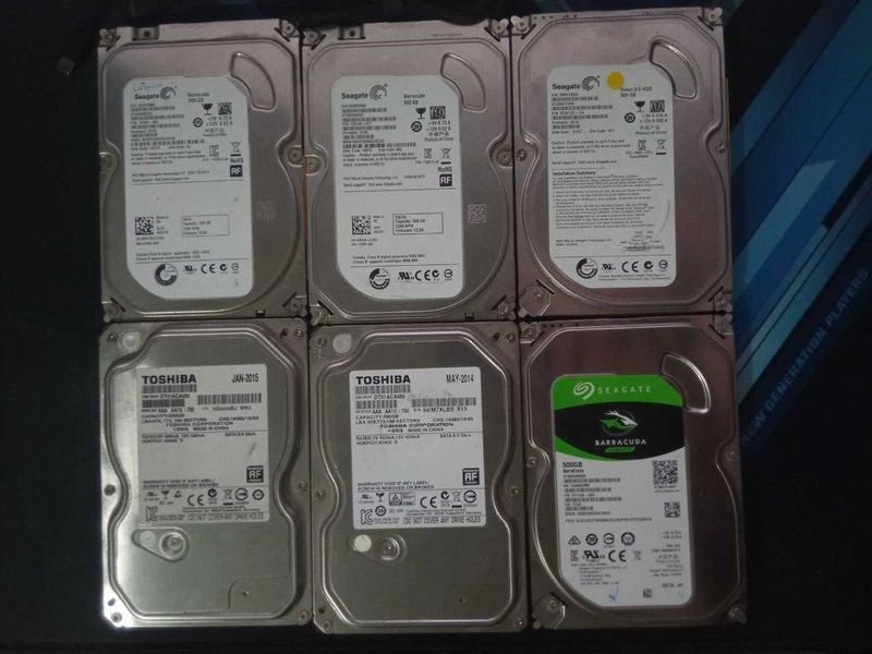 Жесткие диски HDD 500GB Seagate, Toshiba Жесткие диски HDD 500GB Seagate, Toshiba