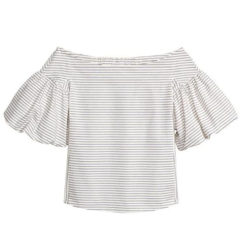 Хлопковая футболка H&M Хлопковая футболка H&M