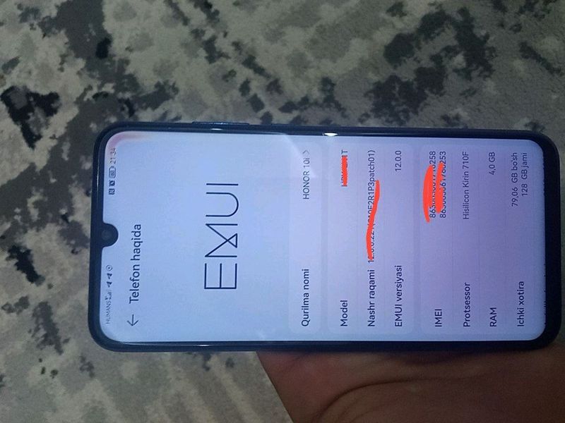telefon sotiladi holati yangi ekran amalit ekran.