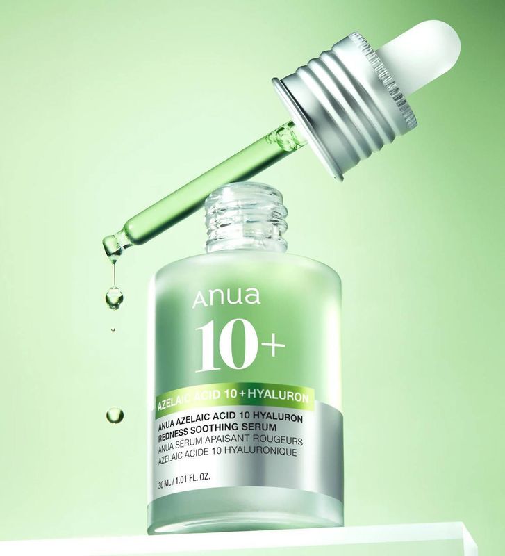 Успокаивающая сыворотка с азелаиновой кислотой Anua Azelaic Acid 10 Hyaluron Redness Soothing Serum Успокаивающая сыворотка с азелаиновой кислотой Anua Azelaic Acid 10 Hyaluron Redness Soothing Serum