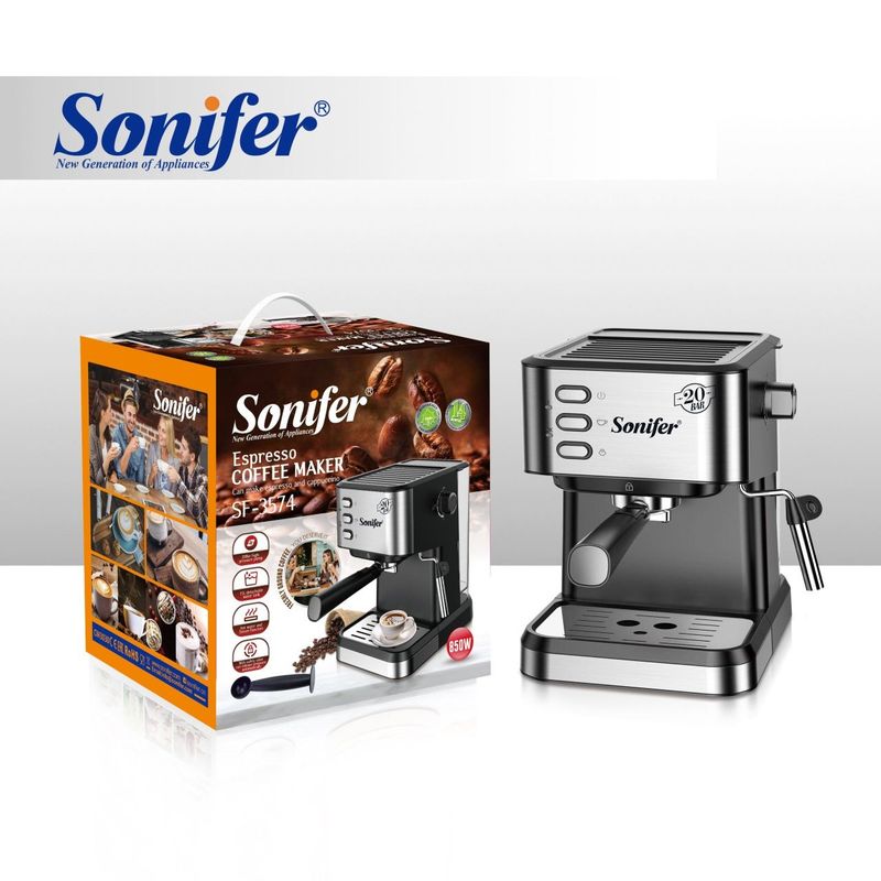 Новая кофеварка эспрессо латте Sonifer SF 3574 Кофемашина