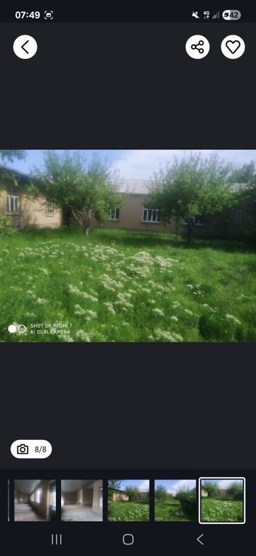 Uy sotiladi m39 yuliga 150 metr hamma narsaga yaqin maktab bogʻcha