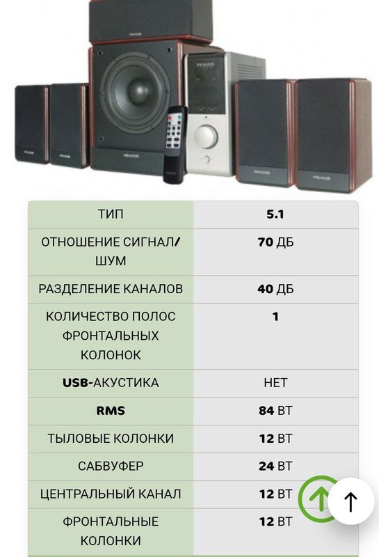 Продам Сабвуфер Microlab FC 730 система 5&1