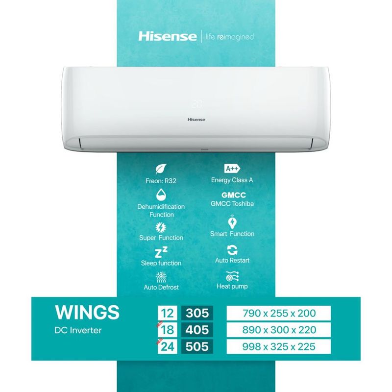 Hisense Wings Кондиционер 12/18/24 Hisense Wings Кондиционер 12/18/24