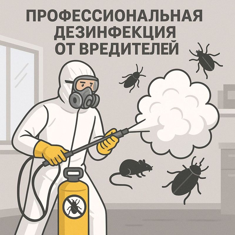 Профессиональная дезинфекция от вредителей! Профессиональная дезинфекция от вредителей!
