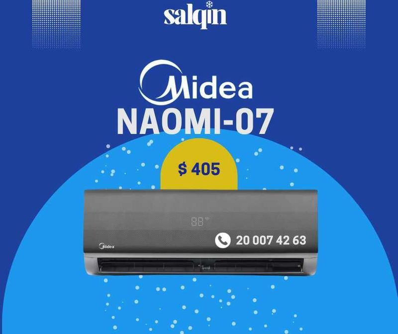 Кондиционер Midea Inverter модель: NAOMI-07, NAOMI-09, NAOMI-12 Кондиционер Midea Inverter модель: NAOMI-07, NAOMI-09, NAOMI-12