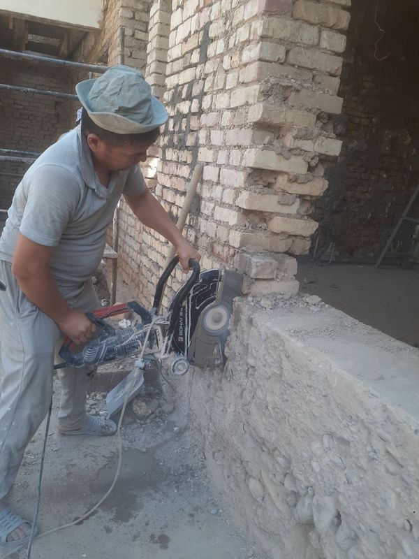 Beton kesish buzish tirransha kavlash teshik teshish 100%