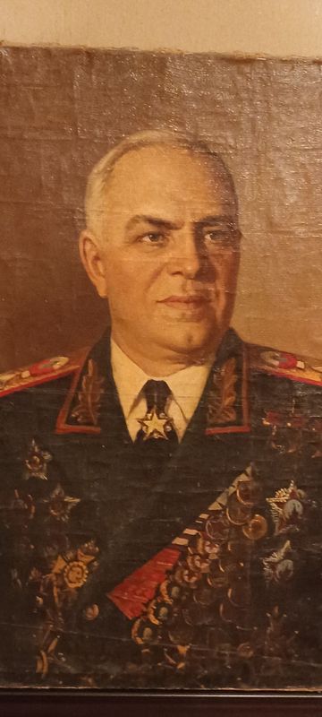 Продается портрет маршала Жукова ГК. Продается портрет маршала Жукова ГК.