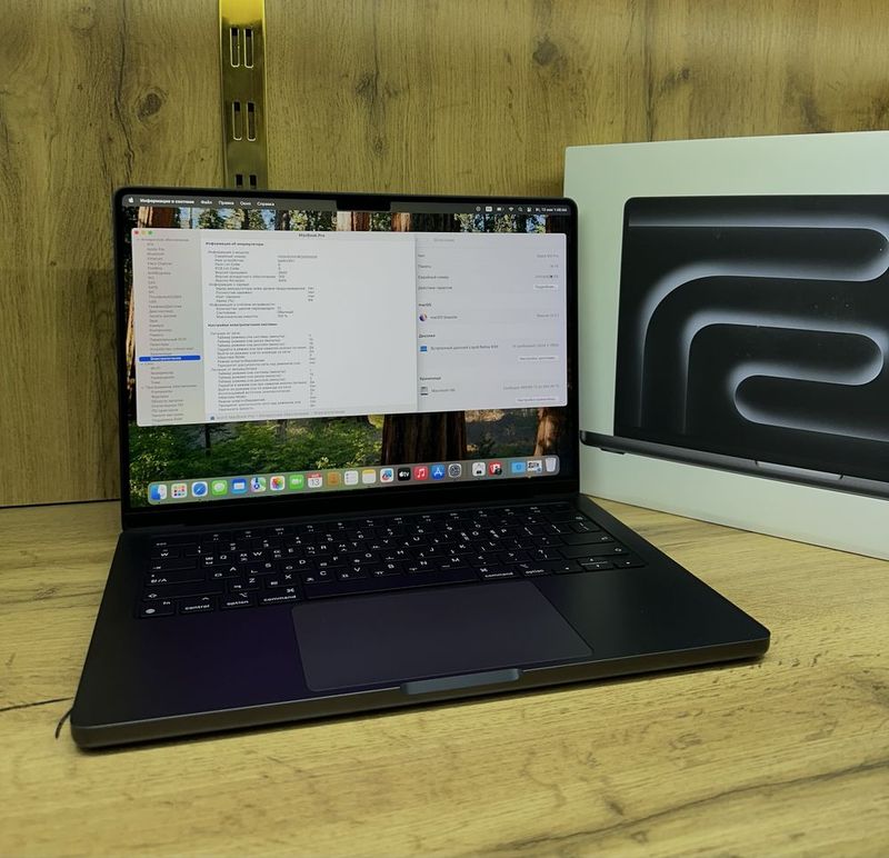 Macbook M3 Pro 18/512GB ёмкость 100% Macbook M3 Pro 18/512GB ёмкость 100%
