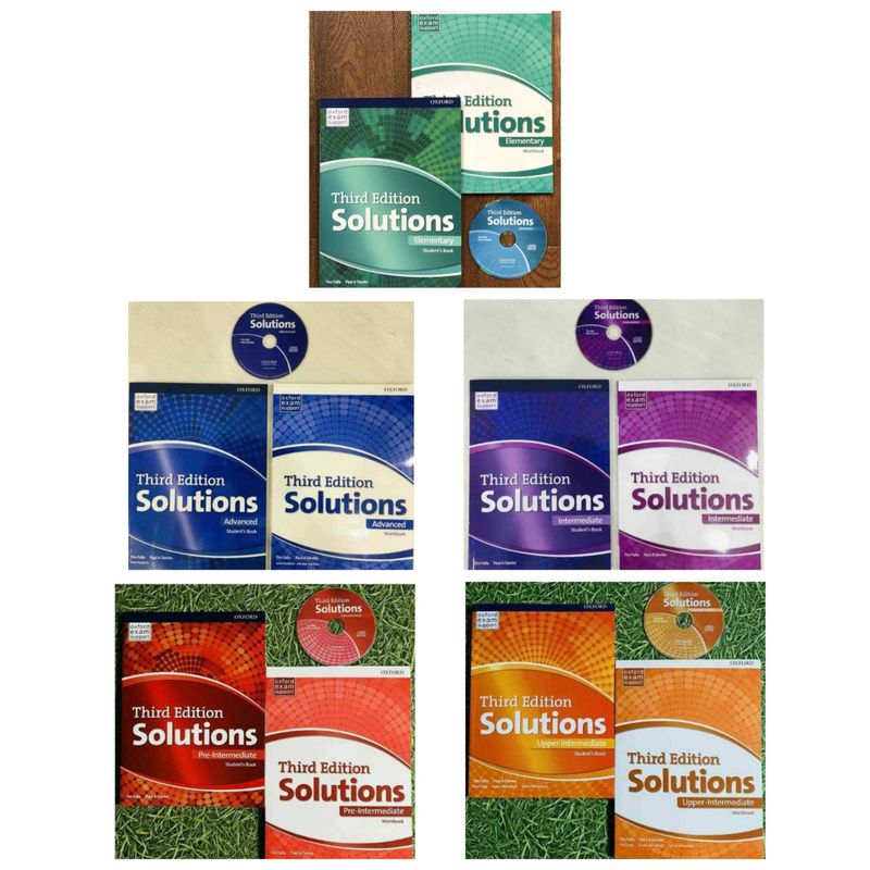 Доставка. Solutions advanced, elementary, intermediate, upper, pre Доставка. Solutions advanced, elementary, intermediate, upper, pre