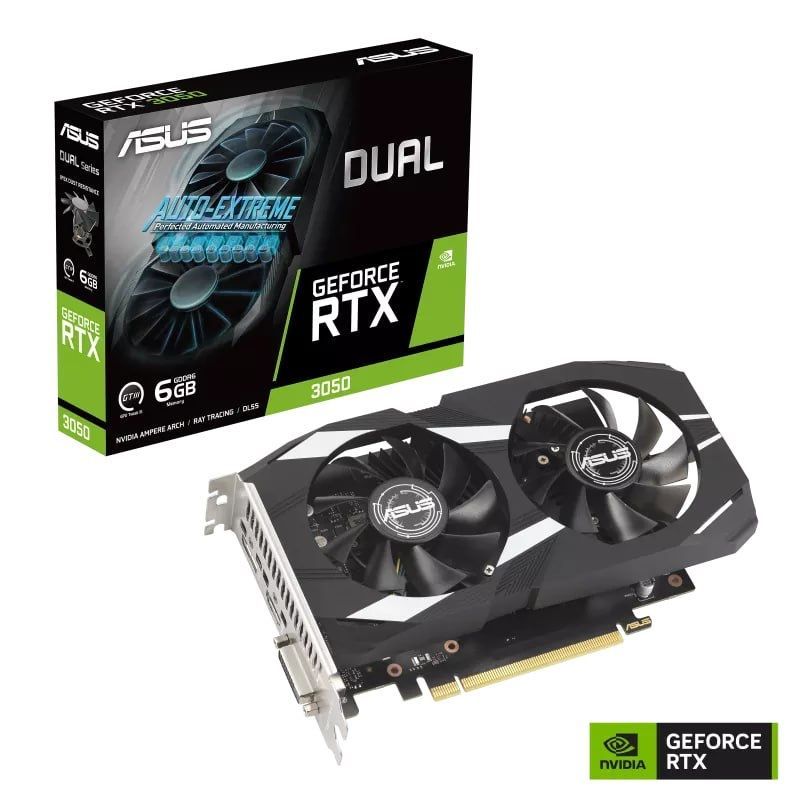 ASUS Dual GeForce RTX™ 3050 6GB GDDR6