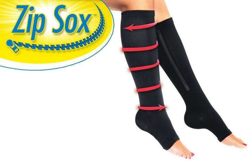 Лечебные компрессионные гольфы от варикоза Zip Sox