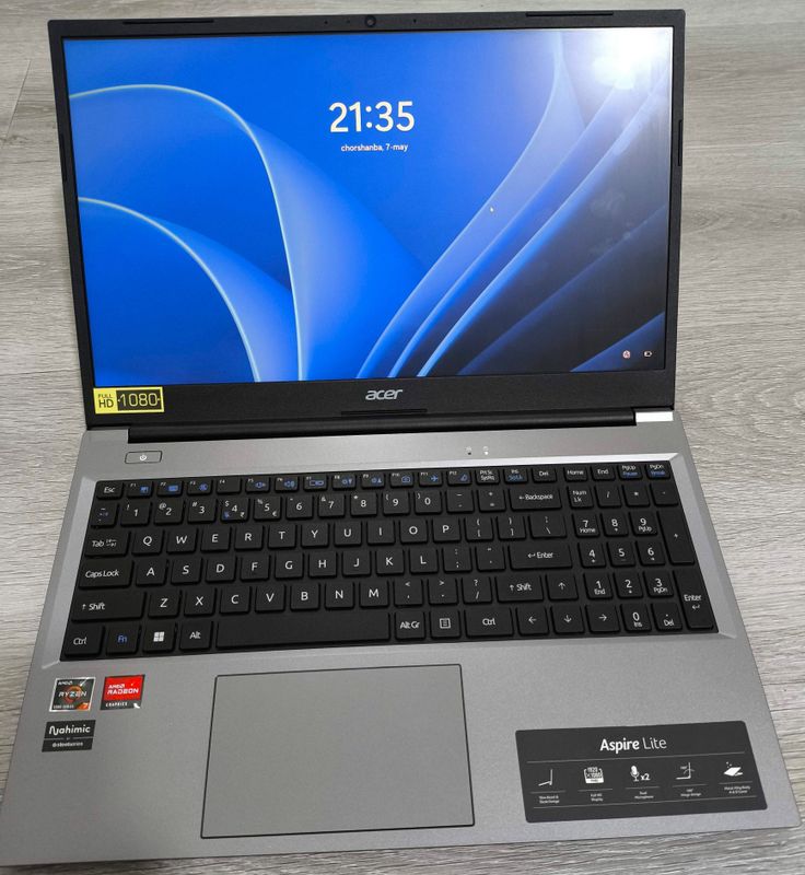 Acer Aspire Lite AL15-41,AMD Ryzen7 5700U, 16GB, 512GB,15.6''FHD Acer Aspire Lite AL15-41,AMD Ryzen7 5700U, 16GB, 512GB,15.6''FHD