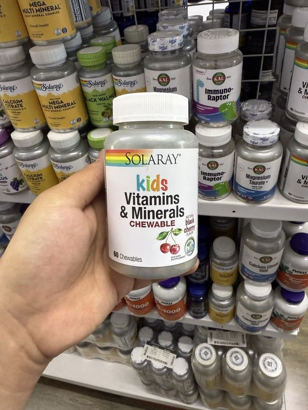 Solaray Kids Multivitamin 60tablets Solaray Kids Multivitamin 60tablets