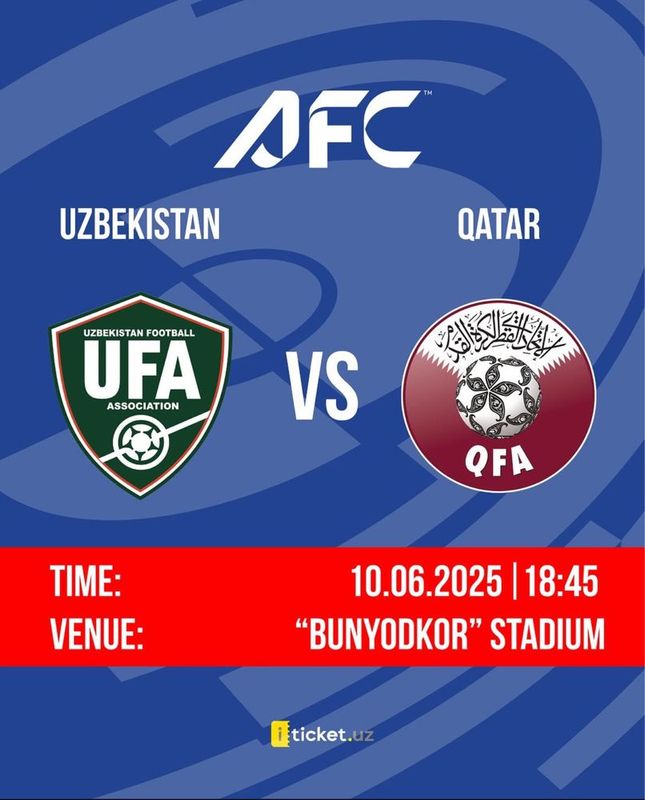 Bilet Uzbekistan vs Qatar Bilet Uzbekistan vs Qatar